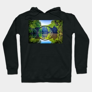 Gablenz Germany Devil's Bridge Rakotzbrucke Artistic Hoodie